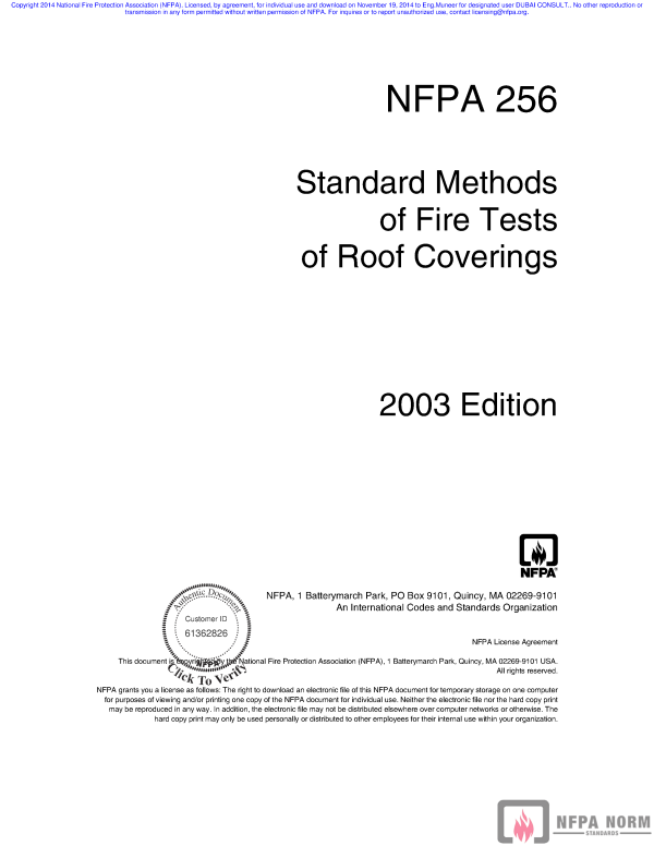 NFPA 256 PDF